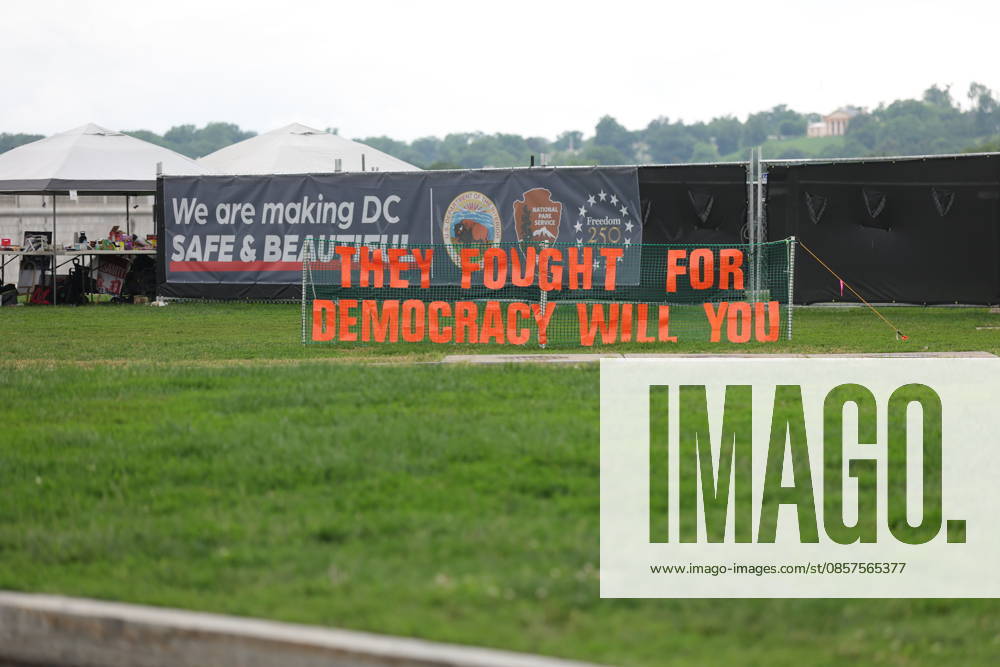 WASHINGTON, D.C. - MAY 25: Memorial Day Protests in Washington, D.C. on May 26, 2026.