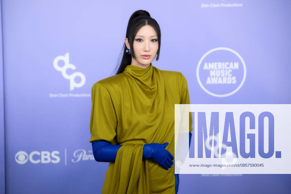 EJAE South Korean-American singer and songwriter arrives at the Red Carpet during The Annual 52nd American Music Awards at the MGM Grand Arena in Las Vegas. Las Vegas USA - ZUMAo117 20260525_zsp_o117_214
