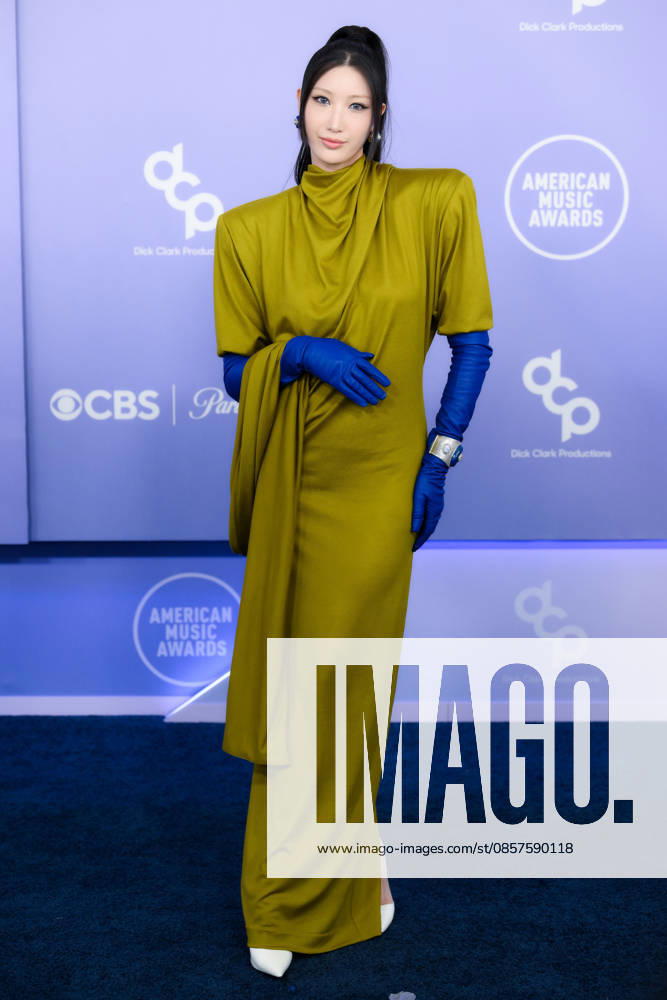 EJAE South Korean-American singer and songwriter arrives at the Red Carpet during The Annual 52nd American Music Awards at the MGM Grand Arena in Las Vegas. Las Vegas USA - ZUMAo117 20260525_zsp_o117_215