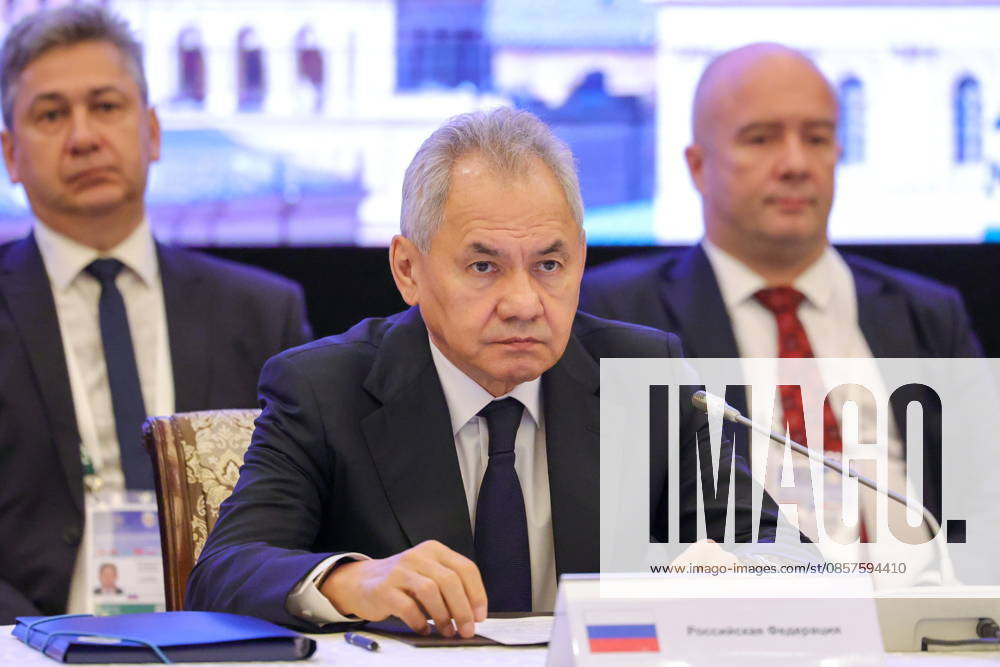 RUSSIA, MOSCOW - MAY 26, 2026: Russian Security Council Secretary Sergei Shoigu during a meeting of the Committee of Security Council Secretaries of the Collective Security Treaty Oranisation (CSTO). Artyom Geodakyan TASS 93053808