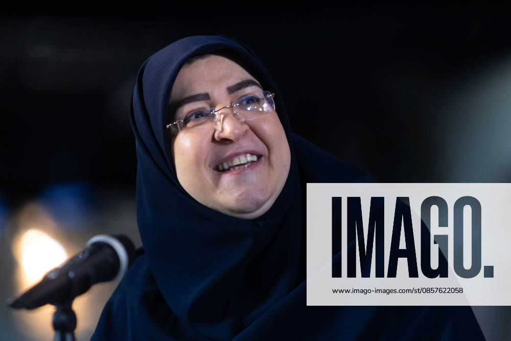 Fatemeh Mohajerani, spokesperson of the Iranian government, in Tehran - 26 May 2026 Fatemeh Mohajerani, spokesperson of the Iranian government, is seen during her weekly press conference in Tehran. Tehran Iran