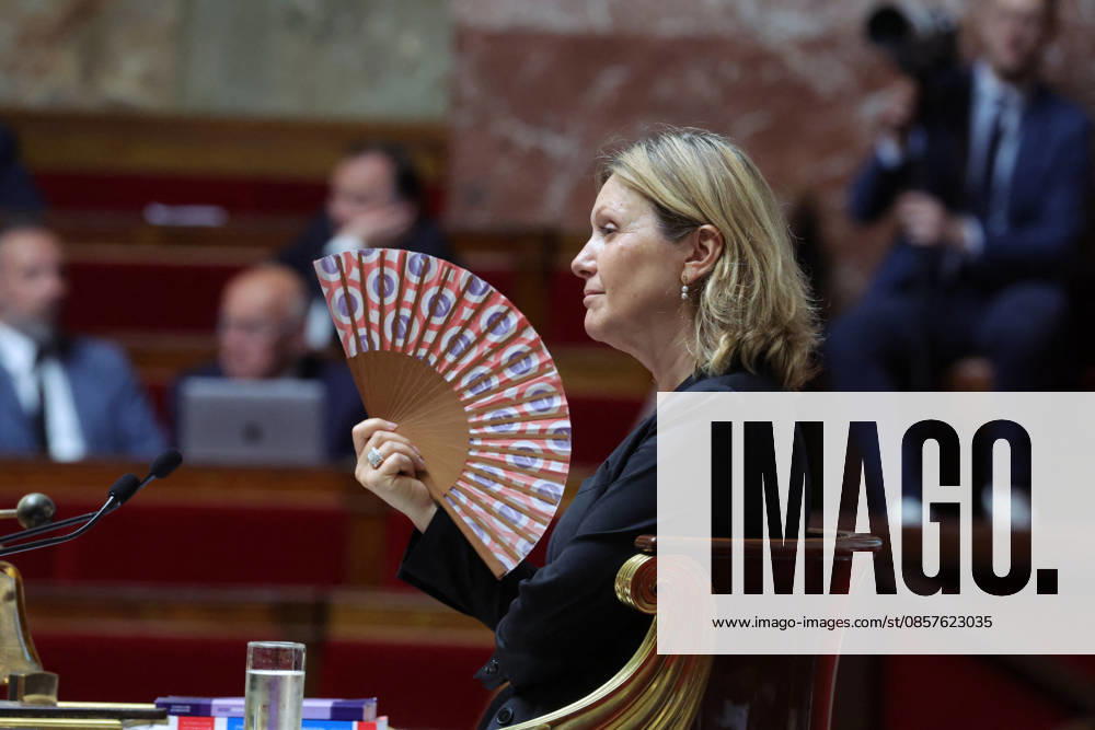 Questions to the Government Session - Paris French President of National Assembly Yael Braun-Pivet seen here during a session of Questions to the Government at the French National Assembly in Paris, France on May 26th, 2026. Photo by Henri Szwarc ABACAPRESS.COM Paris France