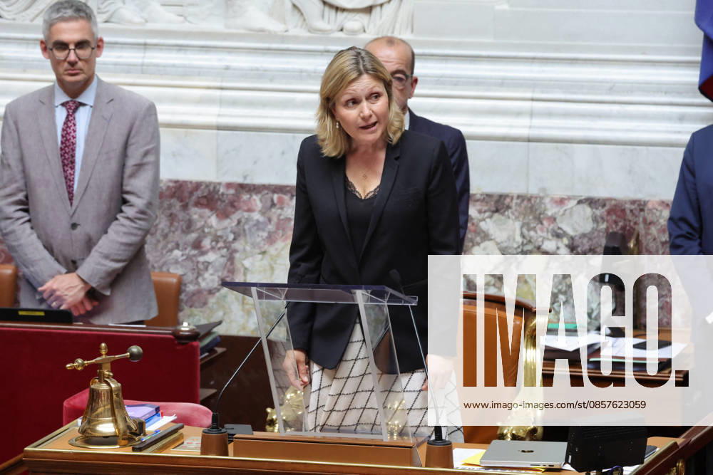 Questions to the Government Session - Paris French President of National Assembly Yael Braun-Pivet seen here during a session of Questions to the Government at the French National Assembly in Paris, France on May 26th, 2026. Photo by Henri Szwarc ABACAPRESS.COM Paris France