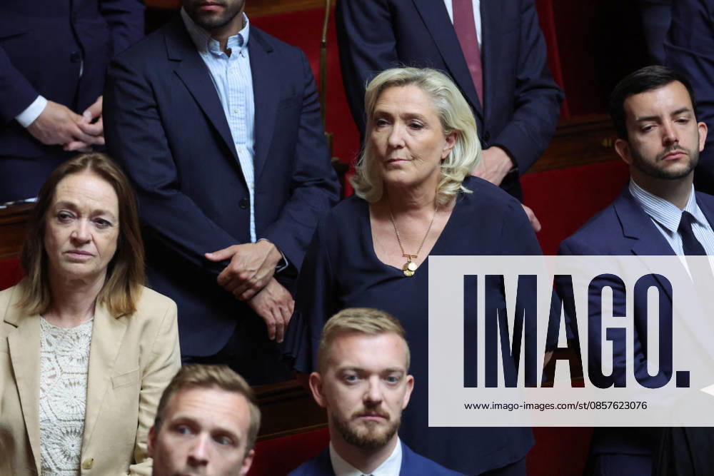 Questions to the Government Session - Paris The President of the parliamentary group Rassemblement National Marine Le Pen seen here during a session of Questions to the Government at the French National Assembly in Paris, France on May 26th, 2026. Photo by Henri Szwarc ABACAPRESS.COM Paris France