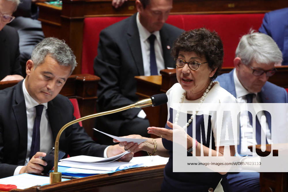Questions to the Government Session - Paris French Minister of the Ecological transition Monique Barbut seen here during a session of Questions to the Government at the French National Assembly in Paris, France on May 26th, 2026. Photo by Henri Szwarc ABACAPRESS.COM Paris France