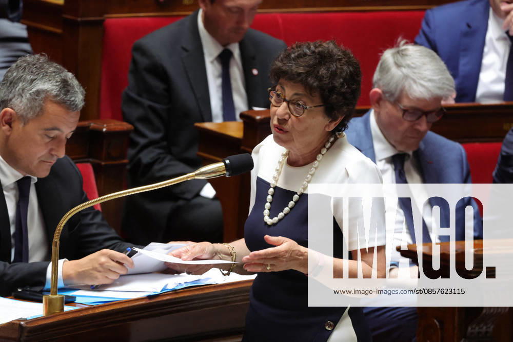 Questions to the Government Session - Paris French Minister of the Ecological transition Monique Barbut seen here during a session of Questions to the Government at the French National Assembly in Paris, France on May 26th, 2026. Photo by Henri Szwarc ABACAPRESS.COM Paris France