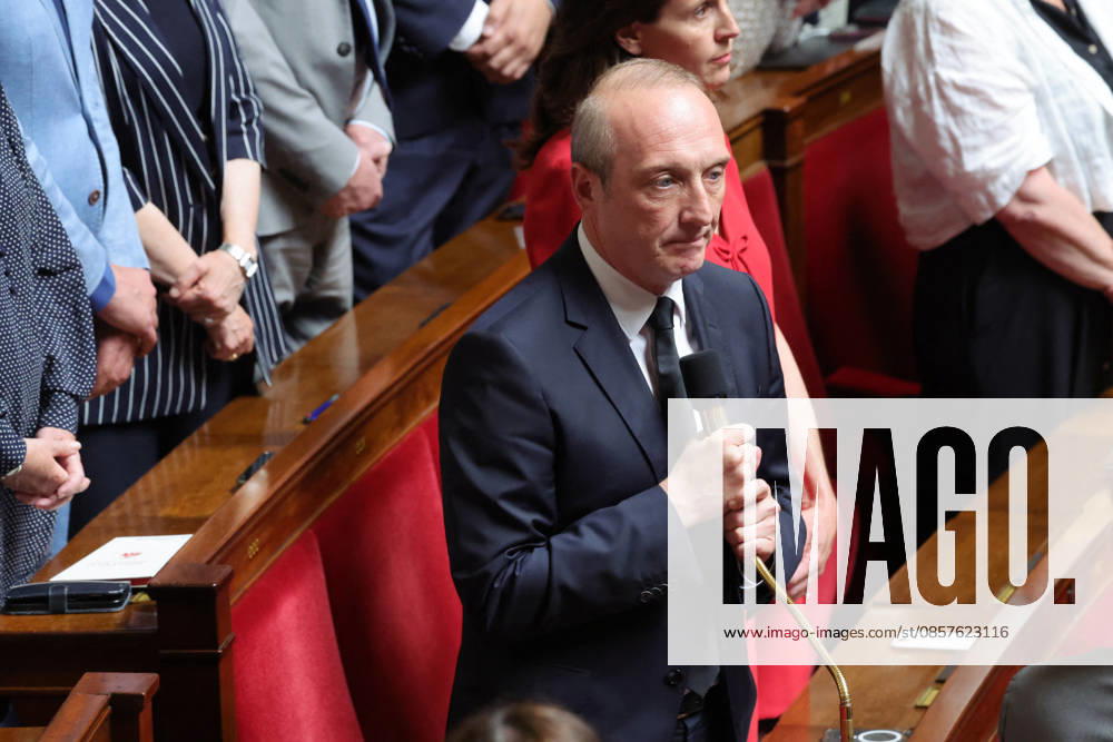 Questions to the Government Session - Paris The President of the parliamentary group Horizons Laurent Marcangeli seen here during a session of Questions to the Government at the French National Assembly in Paris, France on May 26th, 2026. Photo by Henri Szwarc ABACAPRESS.COM Paris France