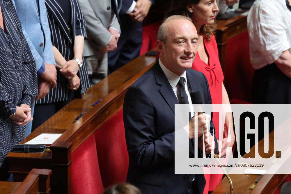Questions to the Government Session - Paris The President of the parliamentary group Horizons Laurent Marcangeli seen here during a session of Questions to the Government at the French National Assembly in Paris, France on May 26th, 2026. Photo by Henri Szwarc ABACAPRESS.COM Paris France