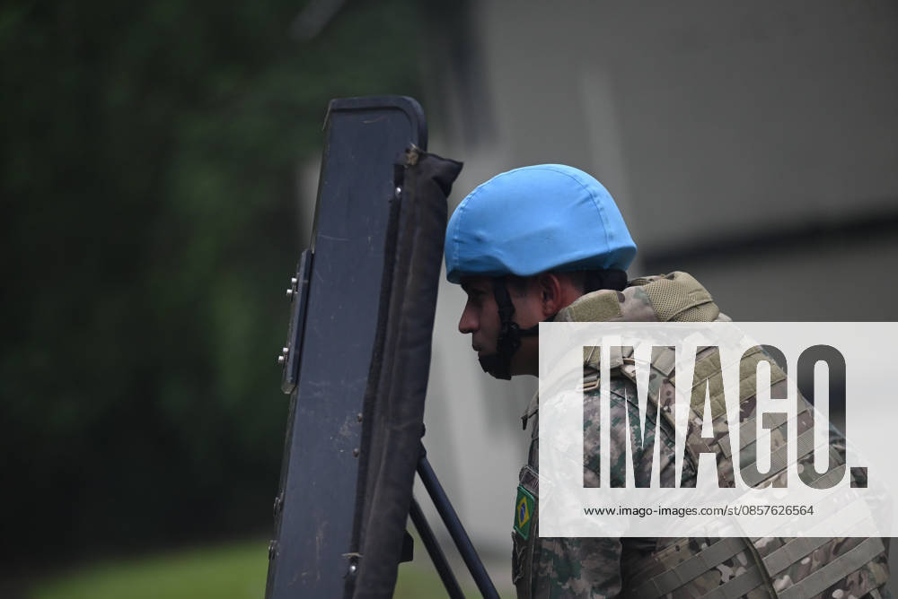 UN to assess whether the Brazilian Navy Marine Corps remains at the top of the global rankings for peacekeeping readiness RIO DE JANEIRO, BRAZIL, MAY 26 : A view of the Brazilian Army forces training as in the coming days, the UN will assess whether the Brazilian Navy Marine Corps remains at the top of the global rankings for peacekeeping readiness in Rio de Janeiro, Brazil on May 26, 2026. The Brazilian Navy Marine Corps undergoes rigorous inspections by the UN (United Nations) to certify and recertify elite troops at the highest level. The most recent operational assessment, held at the Ilha do Governador Naval Complex, involved more than 500 military personnel, bomb disposal robots, drones, armored vehicles, and machine guns in combat a