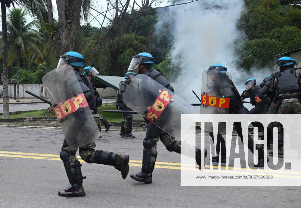UN to assess whether the Brazilian Navy Marine Corps remains at the top of the global rankings for peacekeeping readiness RIO DE JANEIRO, BRAZIL, MAY 26 : A view of the Brazilian Army forces training as in the coming days, the UN will assess whether the Brazilian Navy Marine Corps remains at the top of the global rankings for peacekeeping readiness in Rio de Janeiro, Brazil on May 26, 2026. The Brazilian Navy Marine Corps undergoes rigorous inspections by the UN (United Nations) to certify and recertify elite troops at the highest level. The most recent operational assessment, held at the Ilha do Governador Naval Complex, involved more than 500 military personnel, bomb disposal robots, drones, armored vehicles, and machine guns in combat a