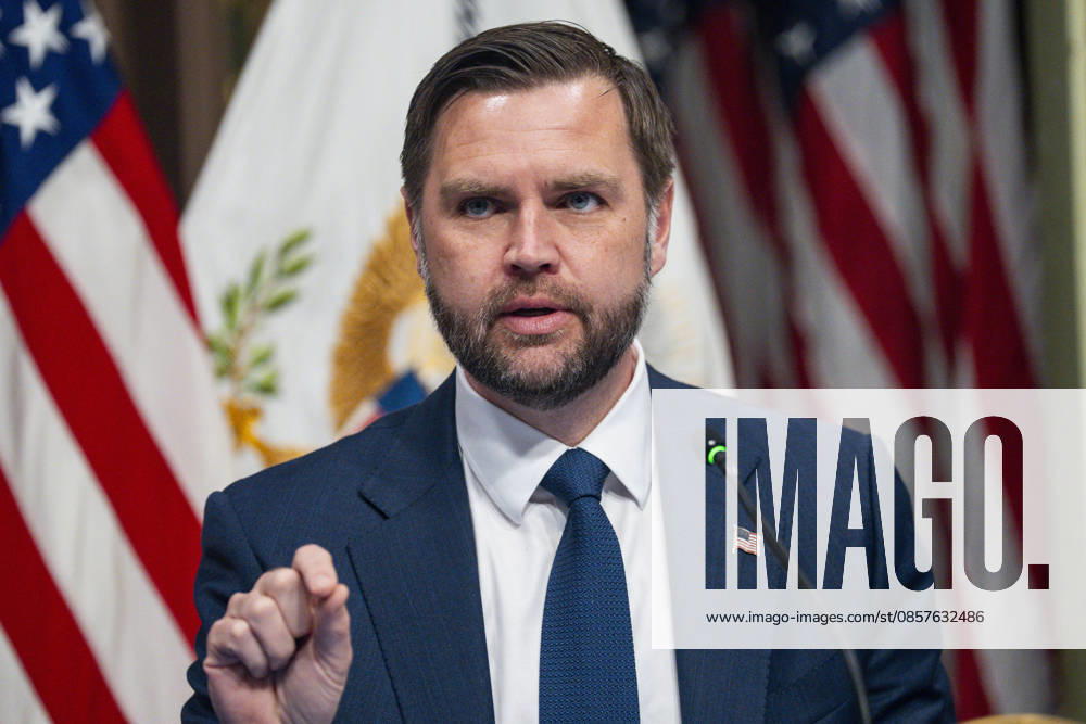 Vice President JD Vance speaks during a roundtable on anti-fraud initiatives in the Indian Treaty Room in the Eisenhower Executive Building near the White House in Washington, DC on Tuesday, May 26, 2026. WAP20260526319 BONNIExCASH