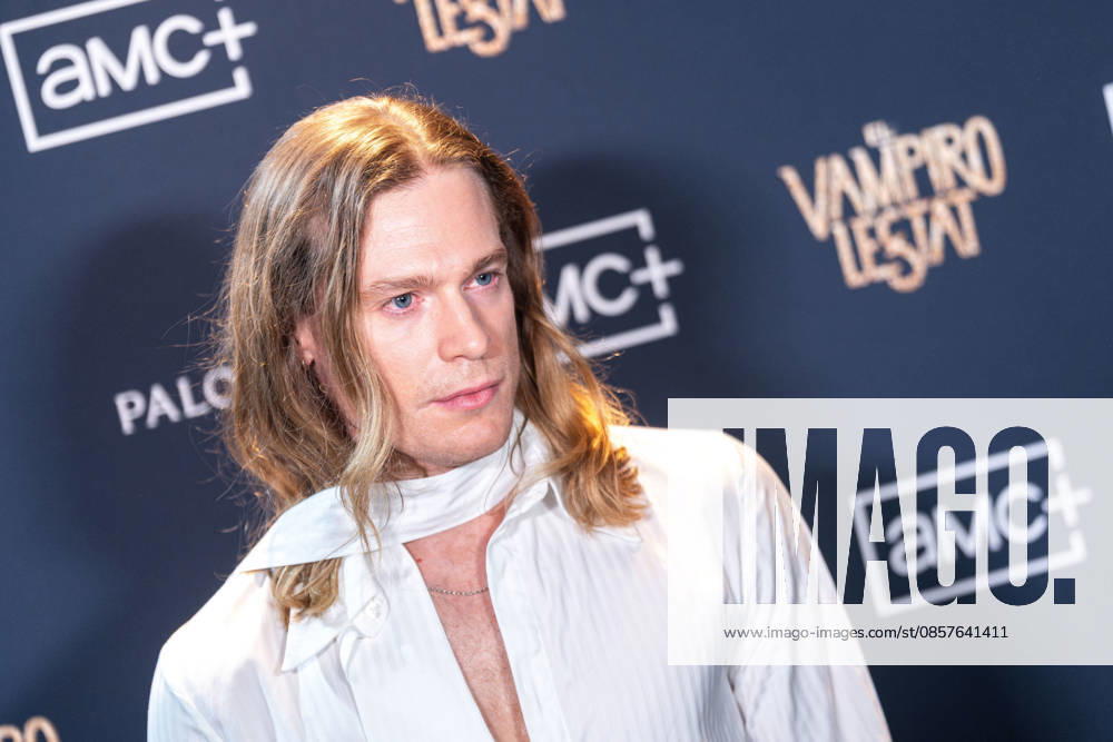 Australian actor SAM REID attends the launch party for AMC s new series The Vampire Lestat , inspired by Anne Rice s famous novel. The party, held in Madrid, featured a design led by Spanish designer Palomo. Madrid SPAIN - ZUMAc270 20260526_zip_c270_009
