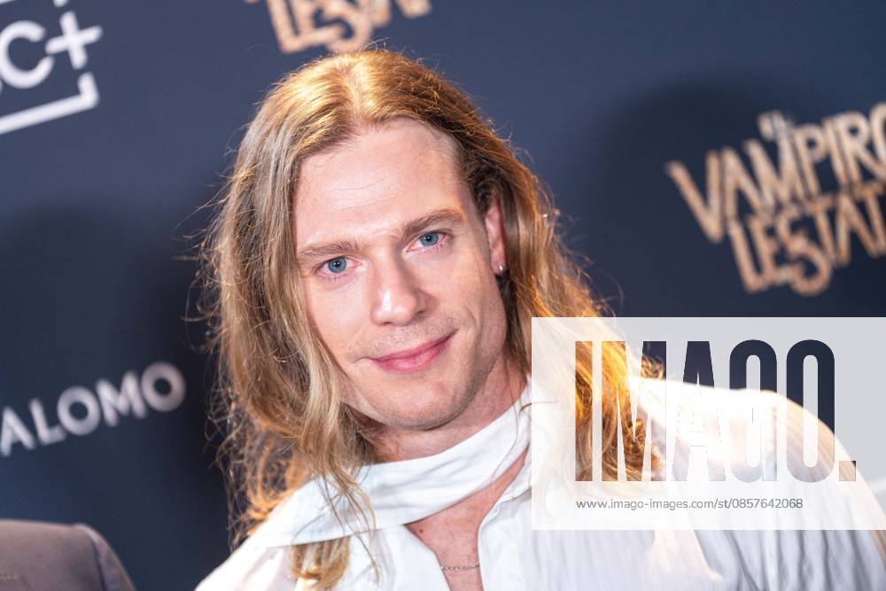 Australian actor SAM REID attends the launch party for AMC s new series The Vampire Lestat , inspired by Anne Rice s famous novel. The party, held in Madrid, featured a design led by Spanish designer Palomo. Madrid SPAIN - ZUMAc270 20260526_zip_c270_007