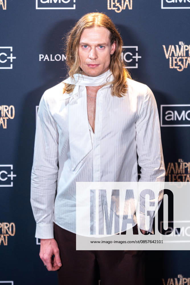 Australian actor SAM REID attends the launch party for AMC s new series The Vampire Lestat , inspired by Anne Rice s famous novel. The party, held in Madrid, featured a design led by Spanish designer Palomo. Madrid SPAIN - ZUMAc270 20260526_zip_c270_012