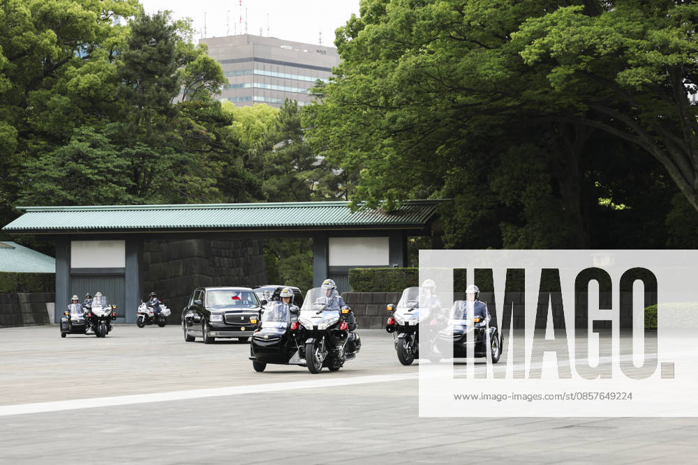Philippine President Ferdinand Marcos Jr. s motorcade arrives for a welcome ceremony at the Imperial Palace, in Tokyo, Japan, May 27, 2026. Tokyo Japan - ZUMAz114 20260527_zih_z114_006