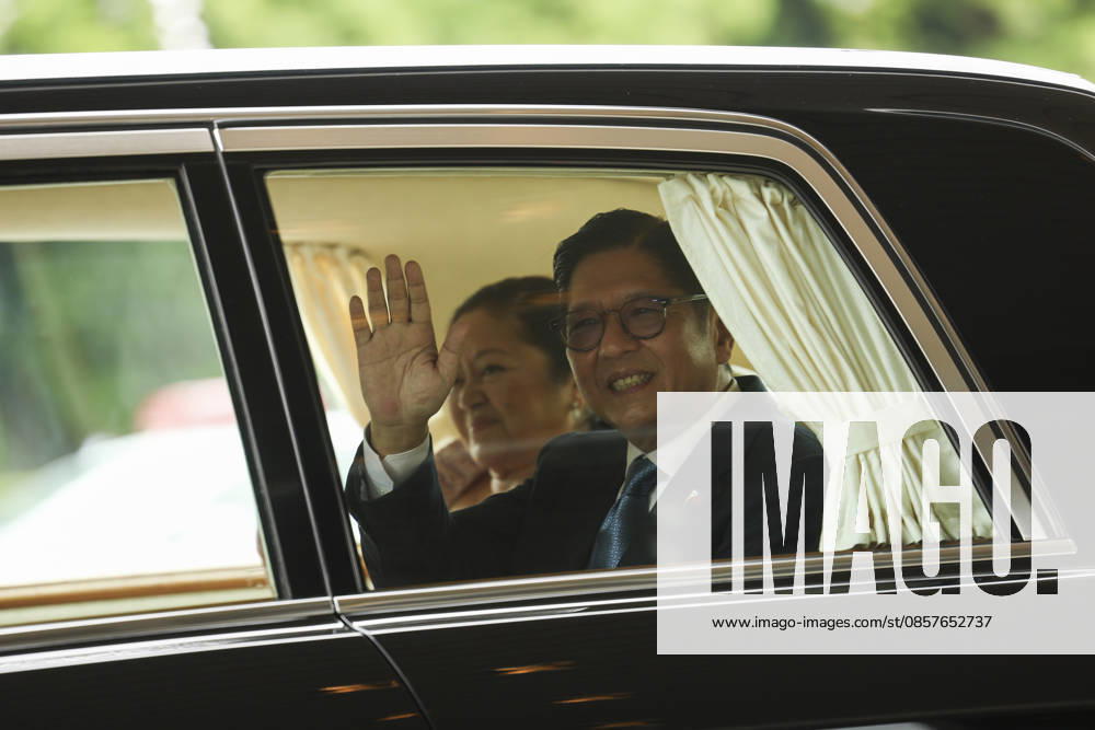 Philippine President Ferdinand ‘Bongbong’ Marcos visits Tokyo TOKYO, JAPAN - MAY 27: (---- MANDATORY CREDIT - ISSEI KATO REUTERS POOL - NO MARKETING NO ADVERTISING CAMPAIGNS - DISTRIBUTED AS A SERVICE TO CLIENTS----) Japan s Emperor Naruhito and Empress Masako see off Philippine President Ferdinand Marcos Jr. and his wife Liza Araneta Marcos as they leave the Imperial Palace after their welcome ceremony and meeting in Tokyo, Japan May 27, 2026. REUTERS Issei Kato Pool Anadolu Tokyo Japan. Editorial use only. Please get in touch for any other usage.