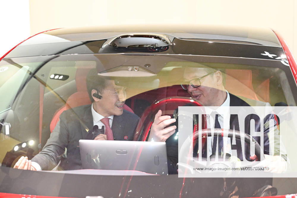 Serbian President Aleksandar Vucic (R) visits Xiaomi s auto factory on May 26, 2026 in Beijing, China. Vucic is on a state visit to China from May 24 to 28.