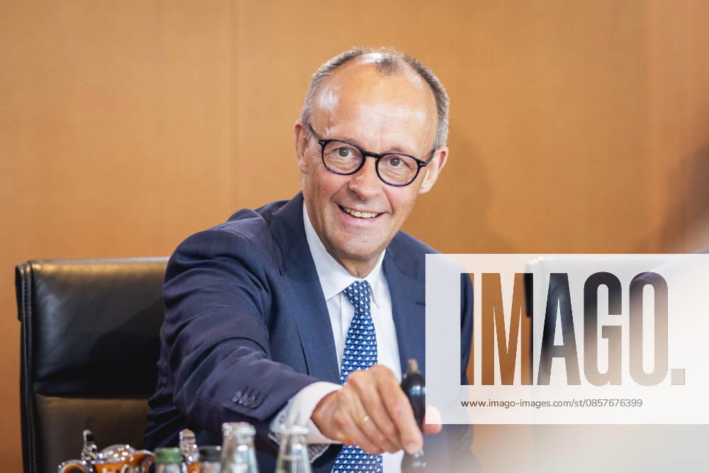 Friedrich Merz CDU , Federal Chancellor, taken during a cabinet meeting in Berlin, 27 05 2026 Berlin Germany