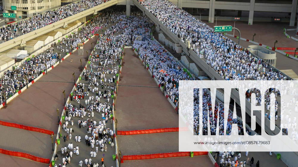 Muslim pilgrims perform stoning ritual during Hajj in Mina Muslim pilgrims walk on the first day of the symbolic stoning ritual during the annual Hajj pilgrimage in Mina, Saudi Arabia, on May 27, 2026. The ritual, known as the stoning of the devil, is one of the main rites of Hajj and is performed during Eid al-Adha. Photo by SPA Saudi Pess Agency APA Images Mecca Mecca Saudi Arabia 270526_Saudi_Arabia_SPA_1_00(18)