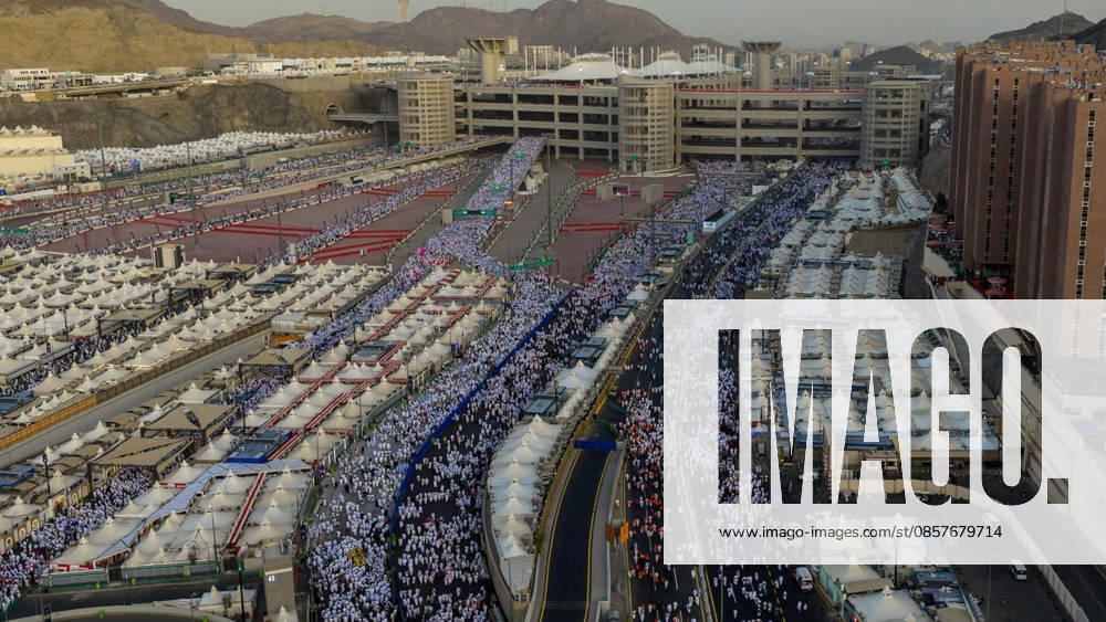 Muslim pilgrims perform stoning ritual during Hajj in Mina Muslim pilgrims walk on the first day of the symbolic stoning ritual during the annual Hajj pilgrimage in Mina, Saudi Arabia, on May 27, 2026. The ritual, known as the stoning of the devil, is one of the main rites of Hajj and is performed during Eid al-Adha. Photo by SPA Saudi Pess Agency APA Images Mecca Mecca Saudi Arabia 270526_Saudi_Arabia_SPA_1_00(13)