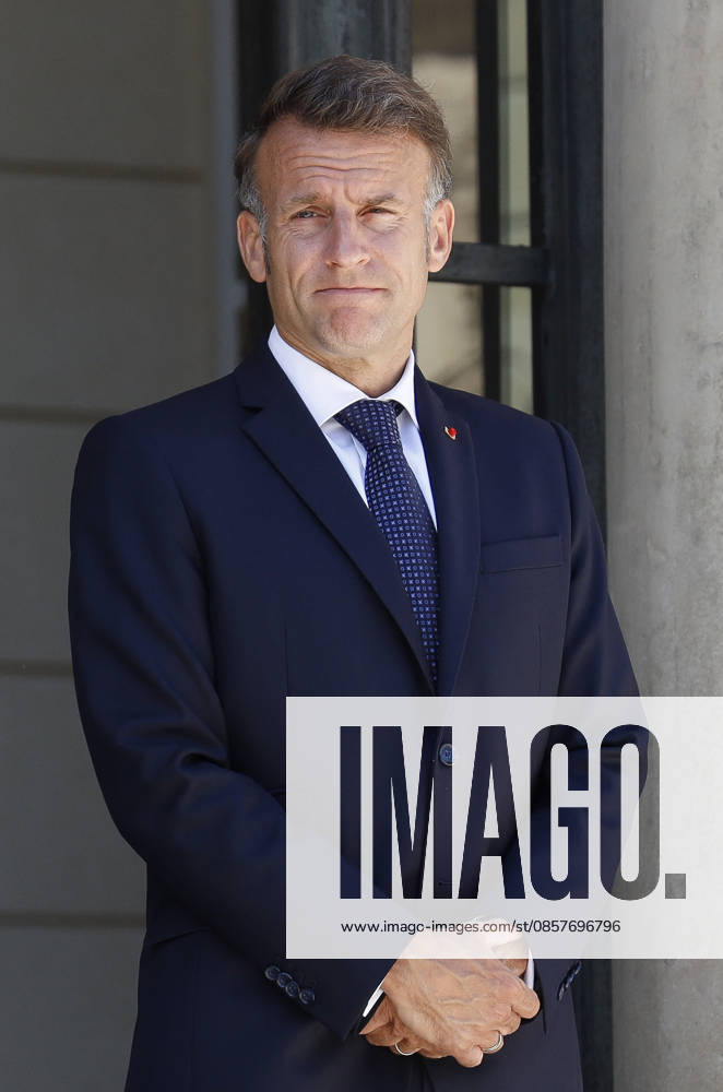 President Macron Welcomes Montenegro Pm Milojko Spajic - Paris French President Emmanuel Macron welcomes Montenegro s Prime minister Milojko Spajic at Elysee Palace, on May 27, 2026 in Paris, France. Photo by Jean-Bernard Vernier ABAVAPRESS.COM Paris France