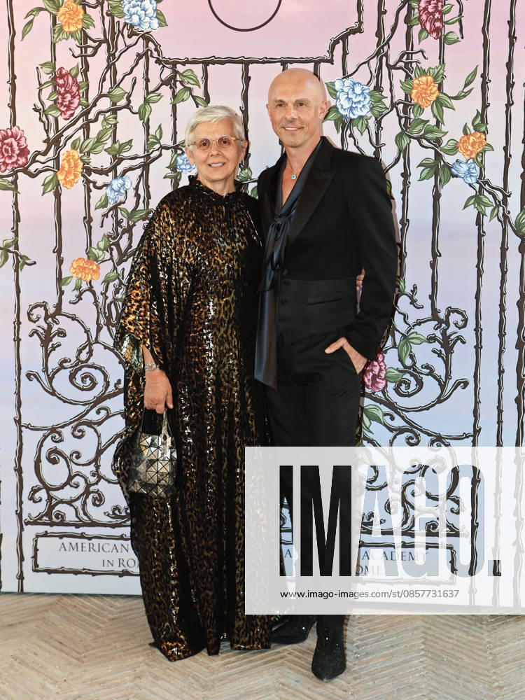IPA85120340 - Rome, American Academy, McKim Medal Gala 2026. Pictured: Biljana Simic, Slobodan Randjelovic
