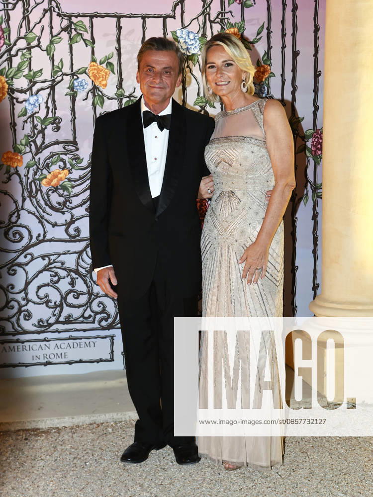 IPA85120644 - Rome, American Academy, McKim Medal Gala 2026. Pictured: Carlo Calenda, Violante Guidotti Bentivoglio