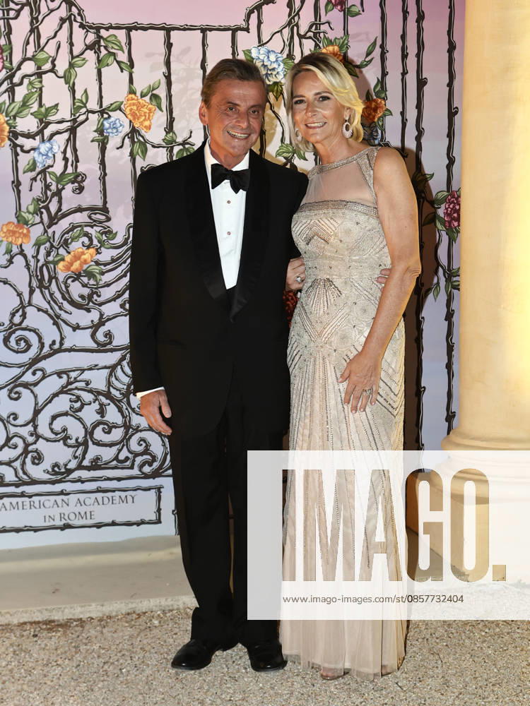 IPA85120645 - Rome, American Academy, McKim Medal Gala 2026. Pictured: Carlo Calenda, Violante Guidotti Bentivoglio