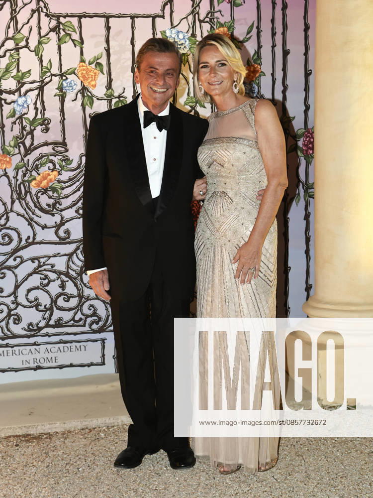 IPA85120647 - Rome, American Academy, McKim Medal Gala 2026. Pictured: Carlo Calenda, Violante Guidotti Bentivoglio
