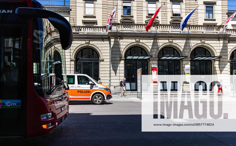 Knife attack with multiple injuries, Winterthur, Switzerland Winterthur, Switzerland, 28th May 2026 A few hours after the knife attack at Winterthur train station, the police are still visibly present A total of four people were injured, some seriously