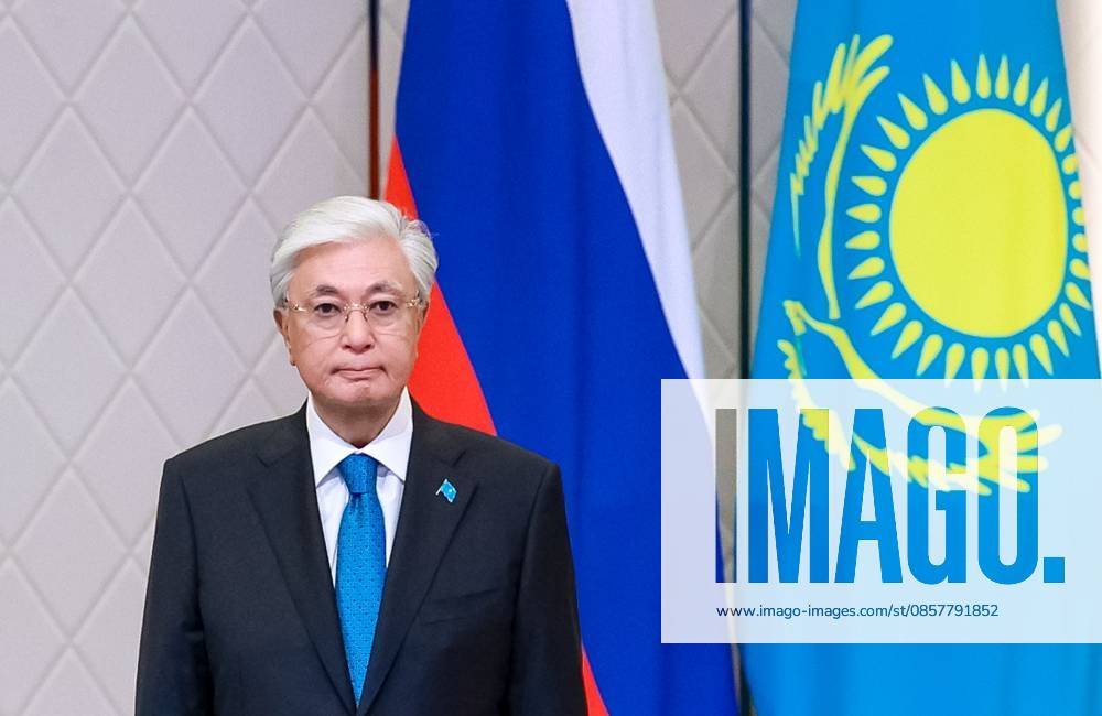Kazakhstan Russia 9175363 28.05.2026 Kazakh President Kassym-Jomart Tokayev attends an official welcoming ceremony for Russian President Vladimir Putin at the Palace of Independence in Astana, Kazakhstan. Alexander Shcherbak Sputnik Astana Kazakhstan