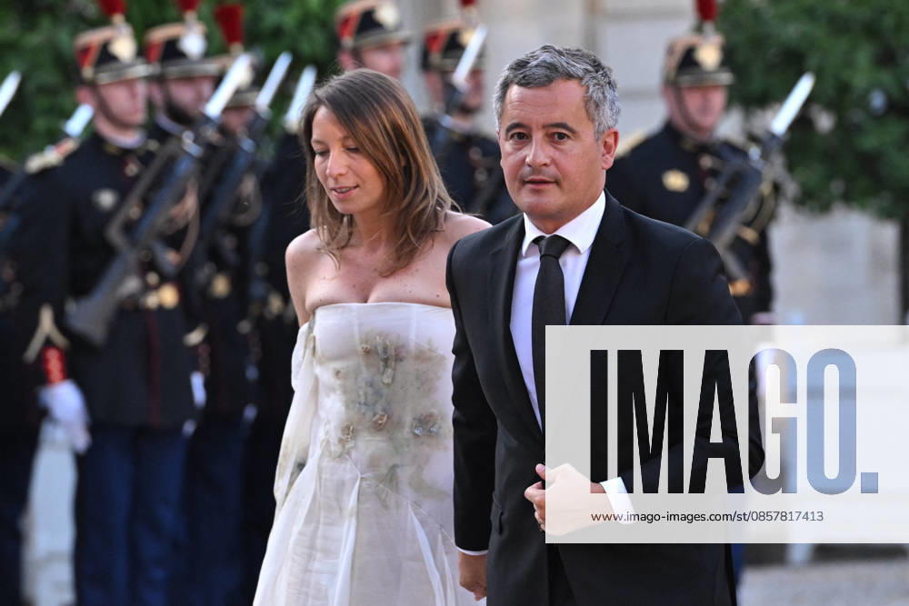 Invited guests arrive for a state dinner at the Elysee FA French Justice Minister Gerald Darmanin arrives with his wife Rose-Marie Devillers for a state dinner as part of Indonesia s President s visit at The Elysee Presidential Palace in Paris on May 28, 2026. Photo by Firas Abdullah ABACAPRESS.COM Paris Ile-de-France France