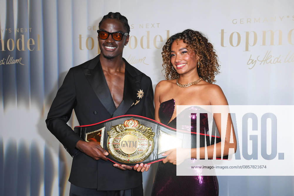 Germanys Next Topmodel 2026 winners Ibo and Aurelie at the PHOTO OF THE WINNERS OF GERMANYS NEXT TOPMODEL 2026 at the Zoo Palast in Berlin on 28 05 2026