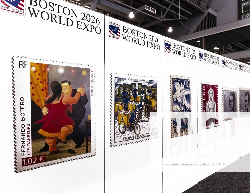 Boston, Massachusetts, USA - Held once every ten years, the Boston 2026 World Expo attracts thousands of stamp collectors with its dealers, displays and presentations about the hobby and business of philately. Boston USA - ZUMAce6_ 20260528_zaf_ce6_009