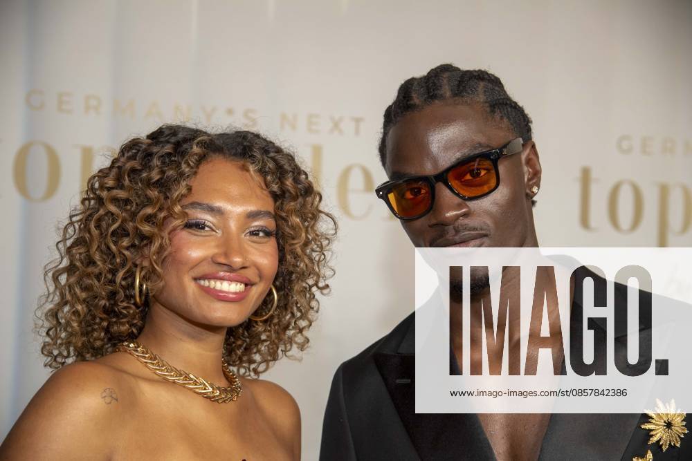 ABB GNTM Aurelie Carina and Ibo Bodi winner at the photocall winner of Germanys Next Topmodel season 2026 at Zoo Palast on 28 05 2026 in Berlin Berlin Germany