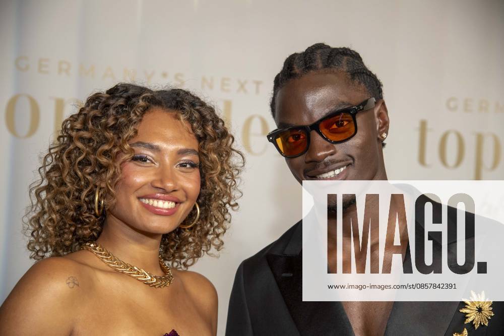 ABB GNTM Aurelie Carina and Ibo Bodi winner at the photocall winner of Germanys Next Topmodel season 2026 at Zoo Palast on 28 05 2026 in Berlin Berlin Germany