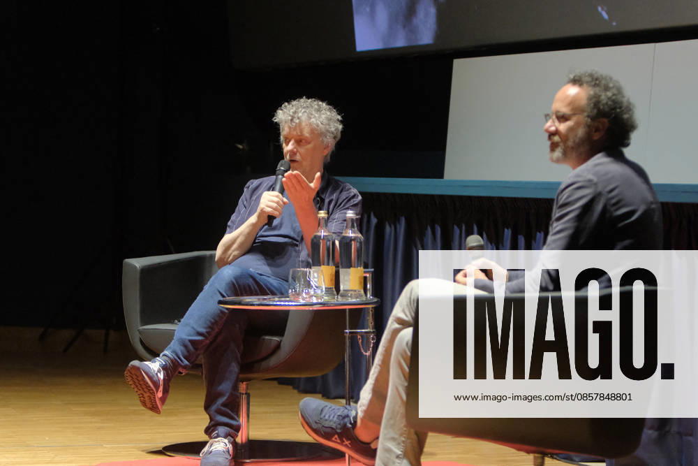 Michel Gondry During Masterclass At Cinema Massimo - Turin French director Michel Gondry conducts a masterclass at Cinema Massimo in Turin, Italy, on May 28, 2026 during which he reviews his eclectic career and introduces the screening of Microbo&Gasolina, alongside National Cinema Museum director Carlo Chatrian. Photo by Costantino Sergi IPA ABACAPRESS.COM Torino Torino