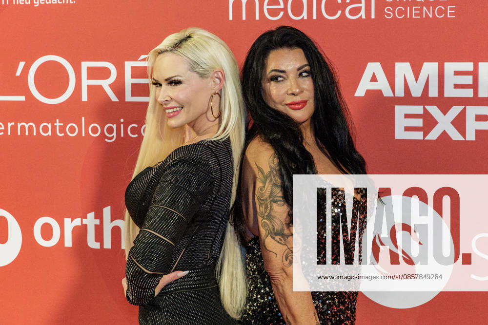 Düsseldorf l r Daniela Katzenberger with mother Iris at the second charity gala in aid of the Umbrella Foundation at the Hyatt Regenc