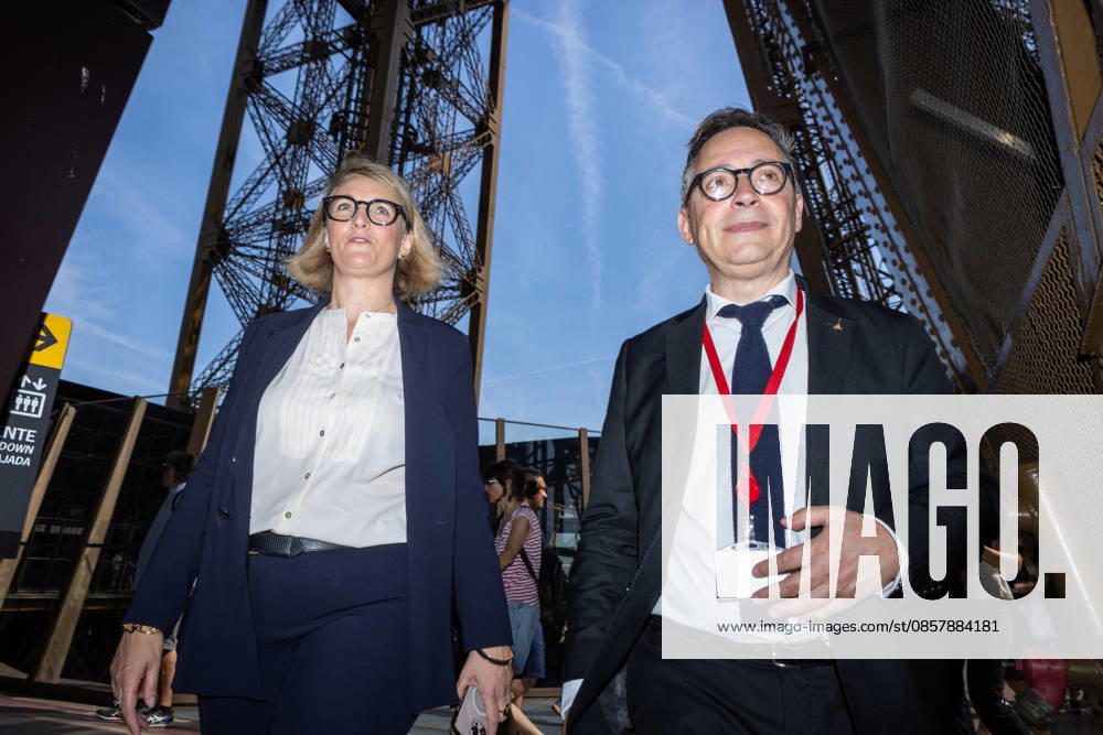 Welcoming Ceremony for French Citizenship At Eiffel Tower - Paris Tour Eiffel, welcoming ceremony for French citizenship chaired by Mrs.Marie Pierre Vedrenne, Minister Delegate to the Minister of the Interior, in charge of Citizenship Paris, France May 29, 2026. Photo by Franck Derouda ABACAPRESS.COM Paris Eiffel Tower France