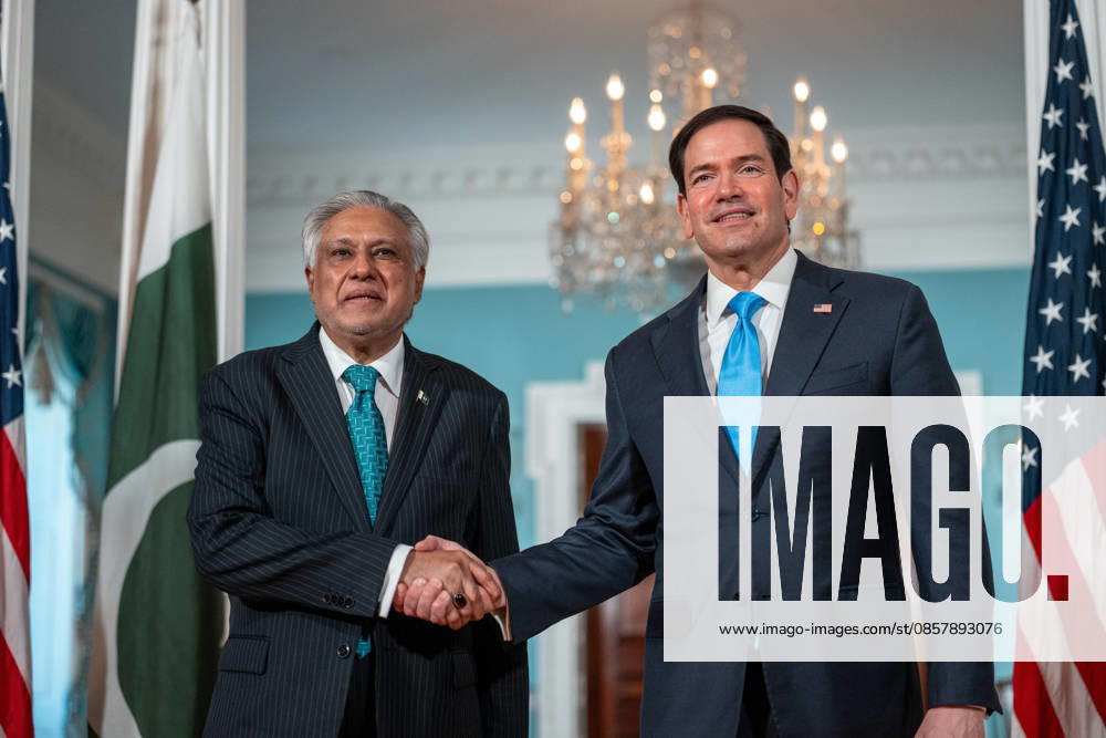 Secretary of State Marco Rubio meets with Pakistani Deputy Prime Minister Foreign Minister Ishaq Dar at the State Department in Washington, D.C. on May 29, 2026. Washington United States - ZUMAl312 20260529_znp_l312_003