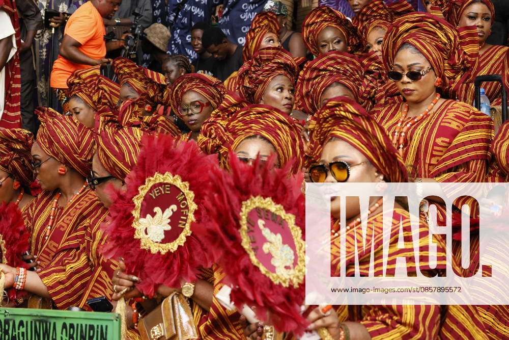 Ojude Oba Festival brings colorful celebrations to Ogun State in Nigeria OGUN STATE, NIGERIA - MAY 29: Traditional Ojude Oba Festival held takes place in honor of the Awujale, the traditional ruler of the Ijebu Kingdom, with residents filling the streets in vibrant traditional attire, in Ogun State in southwestern Nigeria, on May 29, 2026. The festival, symbolizing cultural identity, unity, and togetherness, features music and dancing as participants from different age and social groups join the celebrations. Emmanuel Osodi Anadolu Ogun Nigeria. Editorial use only. Please get in touch for any other usage.