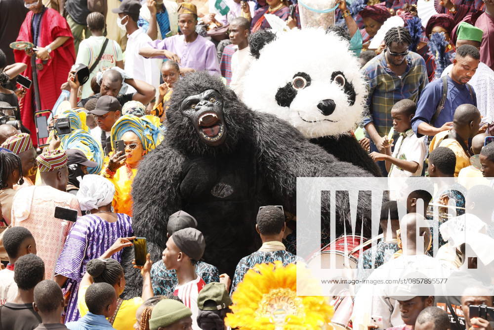 Ojude Oba Festival brings colorful celebrations to Ogun State in Nigeria OGUN STATE, NIGERIA - MAY 29: Traditional Ojude Oba Festival held takes place in honor of the Awujale, the traditional ruler of the Ijebu Kingdom, with residents filling the streets in vibrant traditional attire, in Ogun State in southwestern Nigeria, on May 29, 2026. The festival, symbolizing cultural identity, unity, and togetherness, features music and dancing as participants from different age and social groups join the celebrations. Emmanuel Osodi Anadolu Ogun Nigeria. Editorial use only. Please get in touch for any other usage.