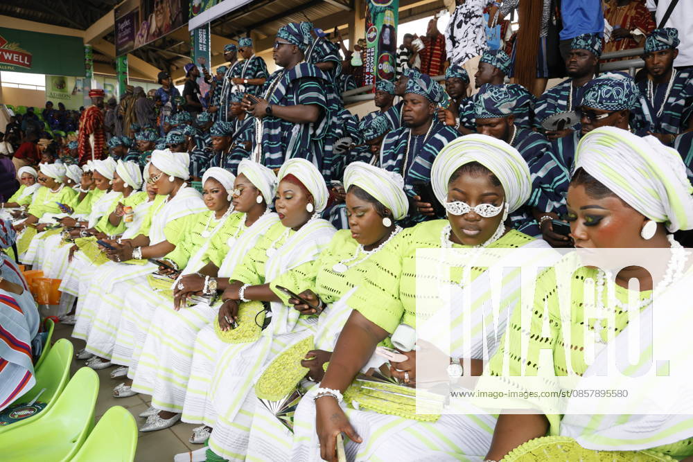 Ojude Oba Festival brings colorful celebrations to Ogun State in Nigeria OGUN STATE, NIGERIA - MAY 29: Traditional Ojude Oba Festival held takes place in honor of the Awujale, the traditional ruler of the Ijebu Kingdom, with residents filling the streets in vibrant traditional attire, in Ogun State in southwestern Nigeria, on May 29, 2026. The festival, symbolizing cultural identity, unity, and togetherness, features music and dancing as participants from different age and social groups join the celebrations. Emmanuel Osodi Anadolu Ogun Nigeria. Editorial use only. Please get in touch for any other usage.