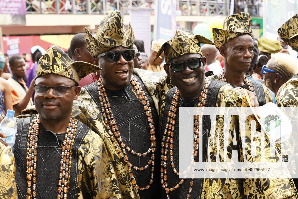 Ojude Oba Festival brings colorful celebrations to Ogun State in Nigeria OGUN STATE, NIGERIA - MAY 29: Traditional Ojude Oba Festival held takes place in honor of the Awujale, the traditional ruler of the Ijebu Kingdom, with residents filling the streets in vibrant traditional attire, in Ogun State in southwestern Nigeria, on May 29, 2026. The festival, symbolizing cultural identity, unity, and togetherness, features music and dancing as participants from different age and social groups join the celebrations. Emmanuel Osodi Anadolu Ogun Nigeria. Editorial use only. Please get in touch for any other usage.
