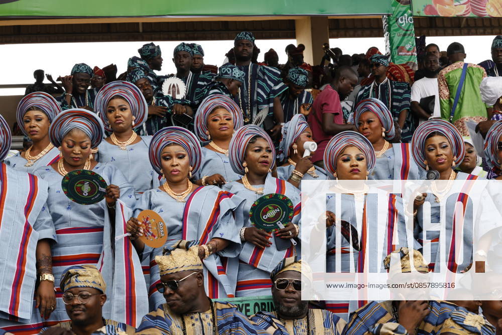 Ojude Oba Festival brings colorful celebrations to Ogun State in Nigeria OGUN STATE, NIGERIA - MAY 29: Traditional Ojude Oba Festival held takes place in honor of the Awujale, the traditional ruler of the Ijebu Kingdom, with residents filling the streets in vibrant traditional attire, in Ogun State in southwestern Nigeria, on May 29, 2026. The festival, symbolizing cultural identity, unity, and togetherness, features music and dancing as participants from different age and social groups join the celebrations. Emmanuel Osodi Anadolu Ogun Nigeria. Editorial use only. Please get in touch for any other usage.