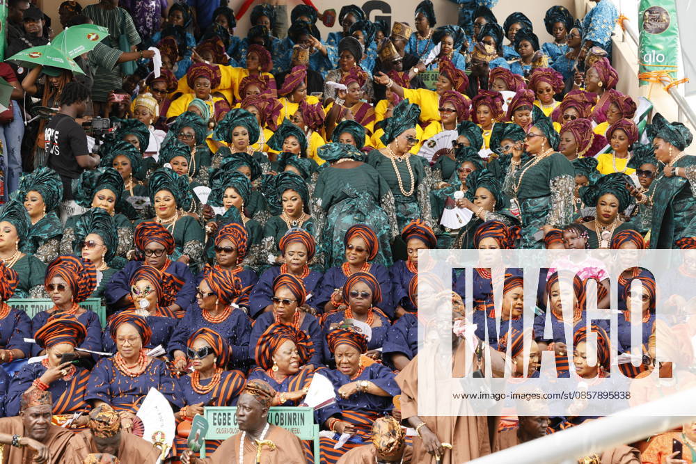 Ojude Oba Festival brings colorful celebrations to Ogun State in Nigeria OGUN STATE, NIGERIA - MAY 29: Traditional Ojude Oba Festival held takes place in honor of the Awujale, the traditional ruler of the Ijebu Kingdom, with residents filling the streets in vibrant traditional attire, in Ogun State in southwestern Nigeria, on May 29, 2026. The festival, symbolizing cultural identity, unity, and togetherness, features music and dancing as participants from different age and social groups join the celebrations. Emmanuel Osodi Anadolu Ogun Nigeria. Editorial use only. Please get in touch for any other usage.