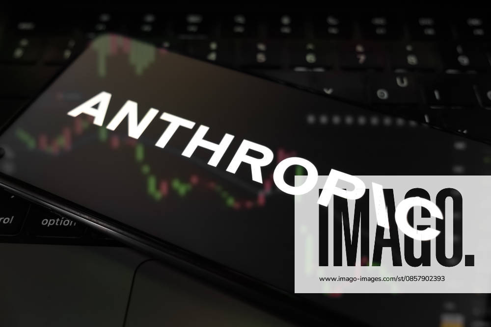 Anthropic The Anthropic logo appears on a smartphone screen, and a stock exchange curve chart displays as the background on a laptop computer screen in Athens, Greece, on May 29, 2026. Anthropic secures $65 billion in funding at a $965 billion post-money valuation in its latest funding round, potentially marking the AI startup s final private fundraising before entering public markets. Athens Greece