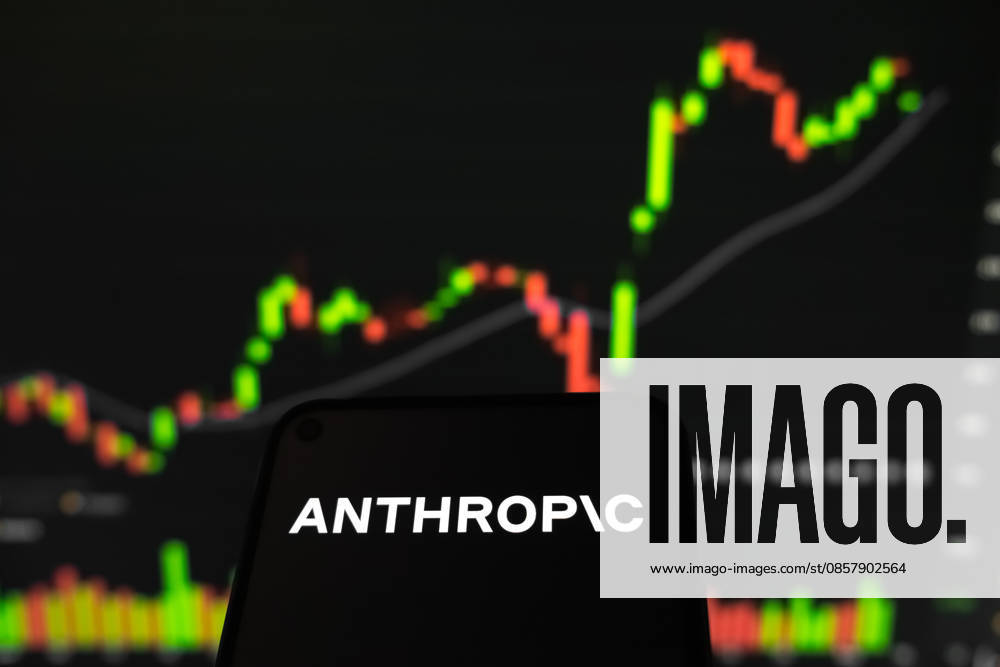 Anthropic The Anthropic logo appears on a smartphone screen, and a stock exchange curve chart displays as the background on a laptop computer screen in Athens, Greece, on May 29, 2026. Anthropic secures $65 billion in funding at a $965 billion post-money valuation in its latest funding round, potentially marking the AI startup s final private fundraising before entering public markets. Athens Greece