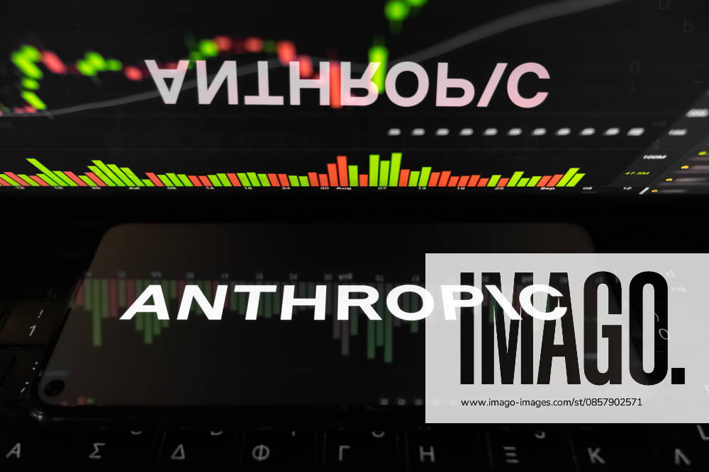 Anthropic The Anthropic logo appears on a smartphone screen, and a stock exchange curve chart displays as the background on a laptop computer screen in Athens, Greece, on May 29, 2026. Anthropic secures $65 billion in funding at a $965 billion post-money valuation in its latest funding round, potentially marking the AI startup s final private fundraising before entering public markets. Athens Greece