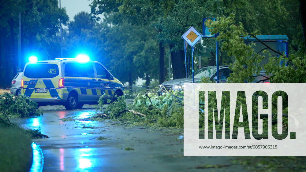 Eine heftige Gewitterfront wütete am Abend in Rheine. Die Kreisstadt versank nach sinnflutartigen Regenfällen, Orkanböen und Hagel im Unwetterchaos. In der Stadt herrscht seit 19 Uhr Ausnahmezustand. Zahlreiche Bäume sind umgestürzt und legen den Verkehr lahm. Ampeln sind auf Grund von Blitzschlägen ausgefallen. Zahlreiche Straßenzüge stehen unter Wasser. Ein Autofahrer versank mit seinem Wagen auf der Bahnhofstraße in den Fluten. Einige Menschen und auch Kinder unterschätzten die Gefahr und wollten die Unterführung durchqueren. Die Polizei schritt ein. Autos mussten abgeschleppt werden, da sie einen Wasserschaden erlitten. Die Feuerwehr kommt aktuell nicht hinterher. Bis in den Samstag hinein müssen die Schäden beseitigt werde